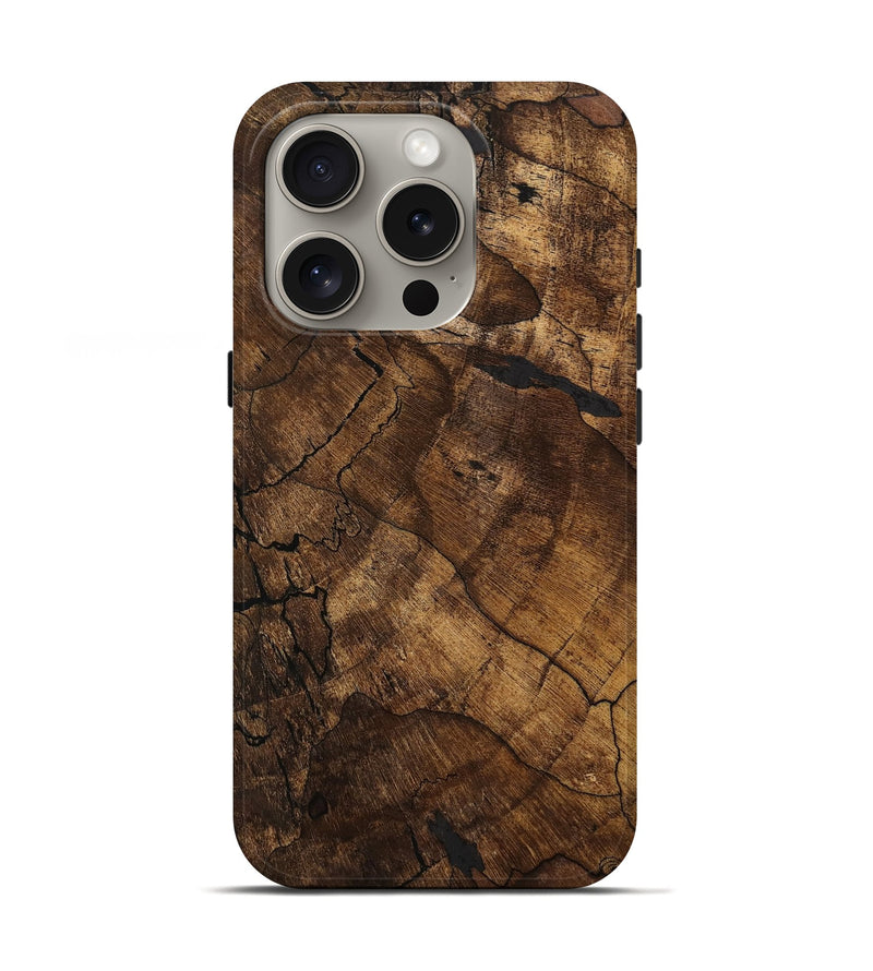 iPhone 16 Pro Wood Live Edge Phone Case - Margot (Wood Burl, 737690)