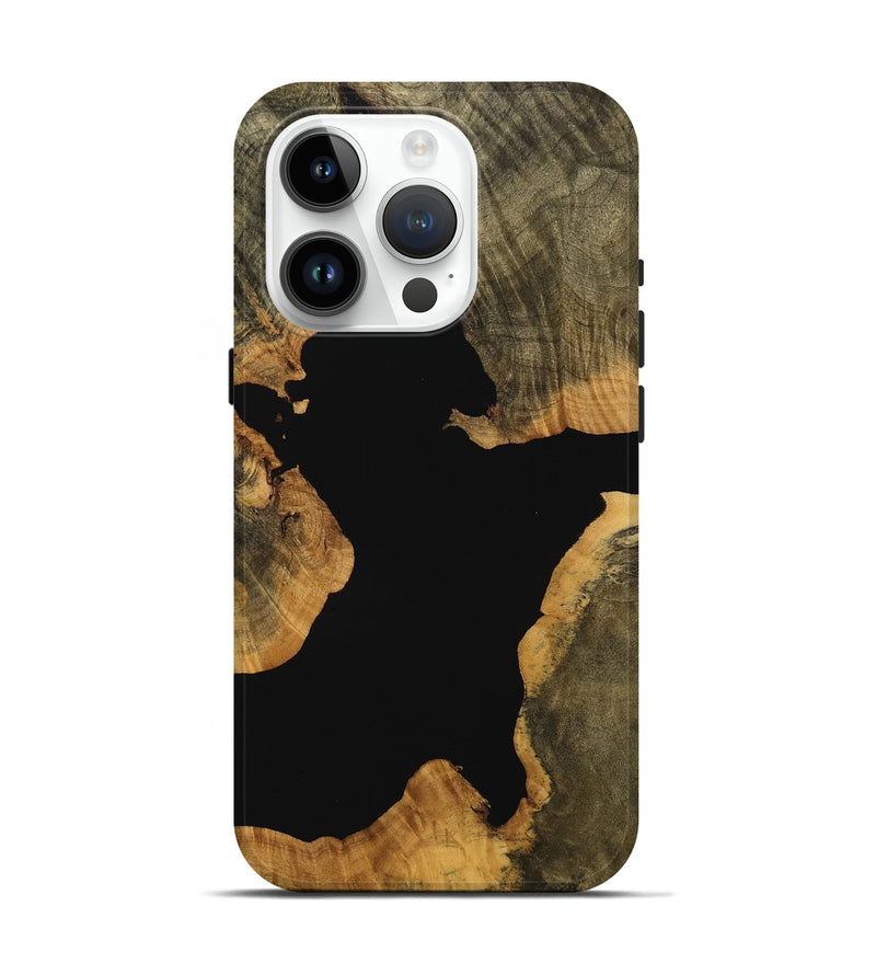 iPhone 15 Pro Wood Live Edge Phone Case - Darrion (Wood Burl, 737691)