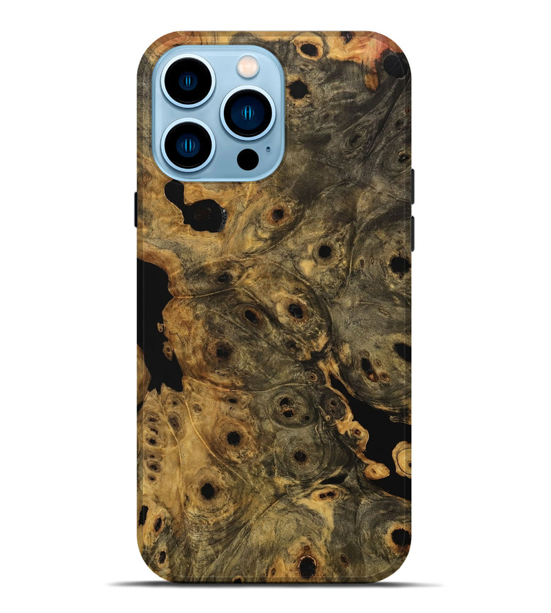 iPhone 14 Pro Max Wood Live Edge Phone Case - Charis (Wood Burl, 737694)