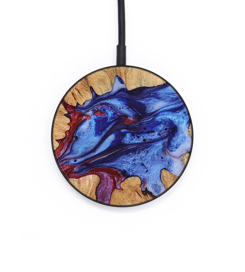 Circle Wood Wireless Charger - Malynda (Fire & Ice, 737719)
