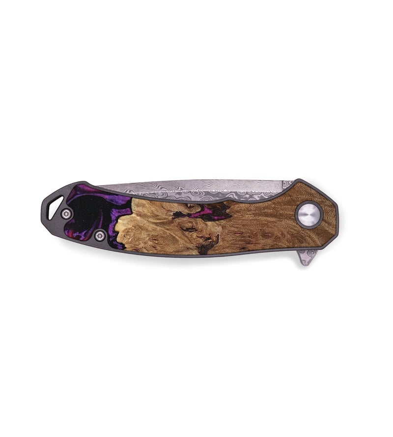 EDC Wood Pocket Knife - Affie (Purple, 737721)