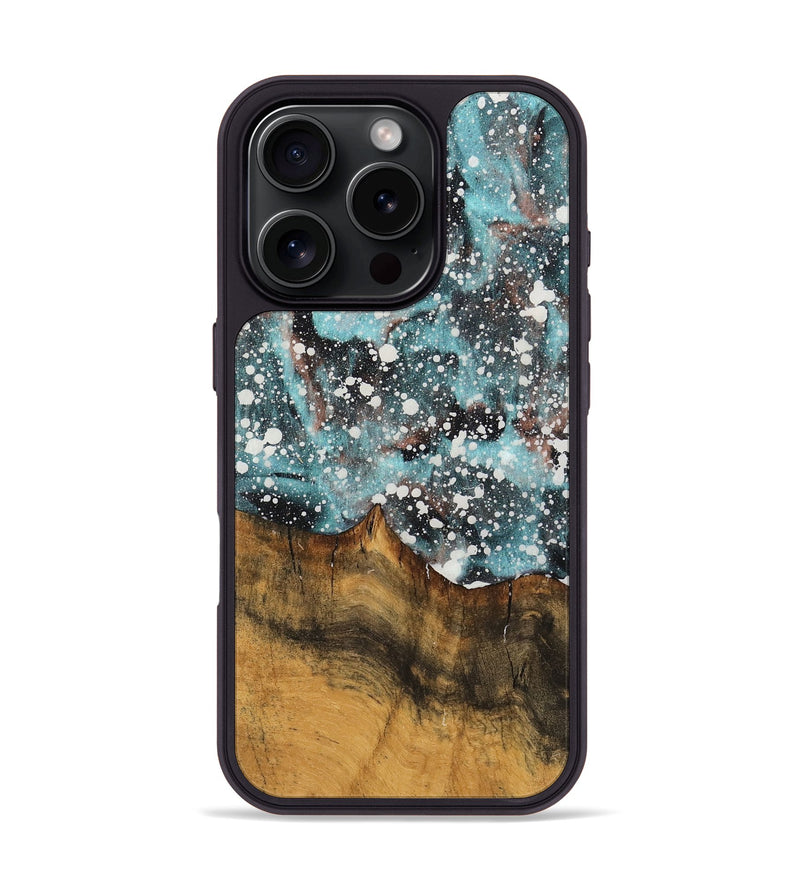 iPhone 16 Pro Wood Phone Case - Hillard (Cosmos, 737724)