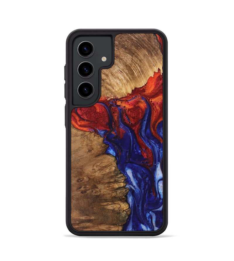 Galaxy S24 Wood Phone Case - Adela (Fire & Ice, 737731)