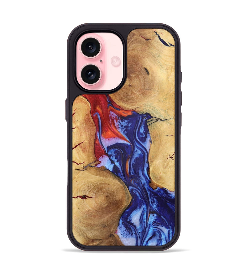 iPhone 16 Wood Phone Case - Idaline (Fire & Ice, 737744)