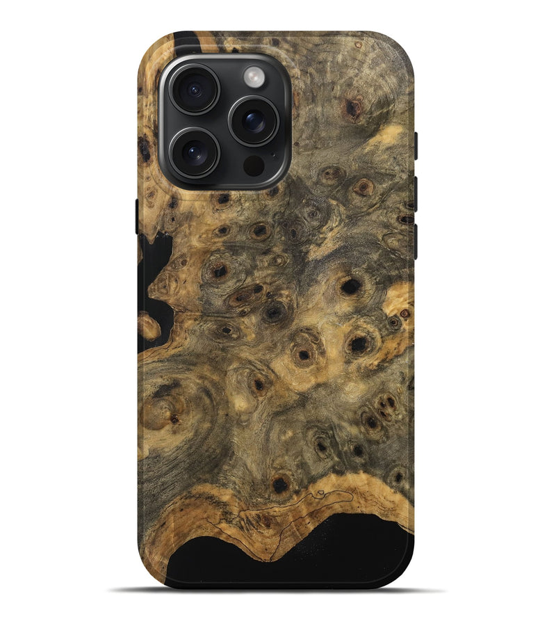 iPhone 16 Pro Max Wood Live Edge Phone Case - Emmye (Wood Burl, 737755)
