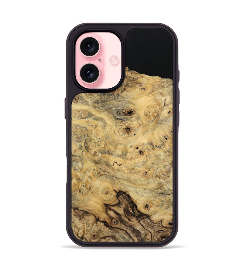 iPhone 16 Wood Phone Case - Madge (Wood Burl, 737795)