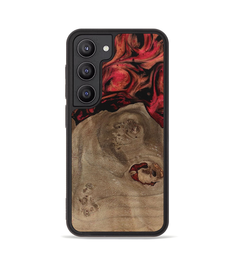 Galaxy S23 Wood Phone Case - Essex (Red, 737806)
