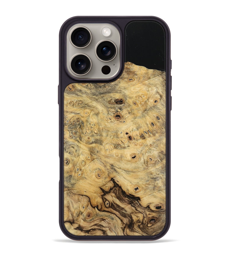 iPhone 16 Pro Max Wood Phone Case - Irving (Wood Burl, 737831)