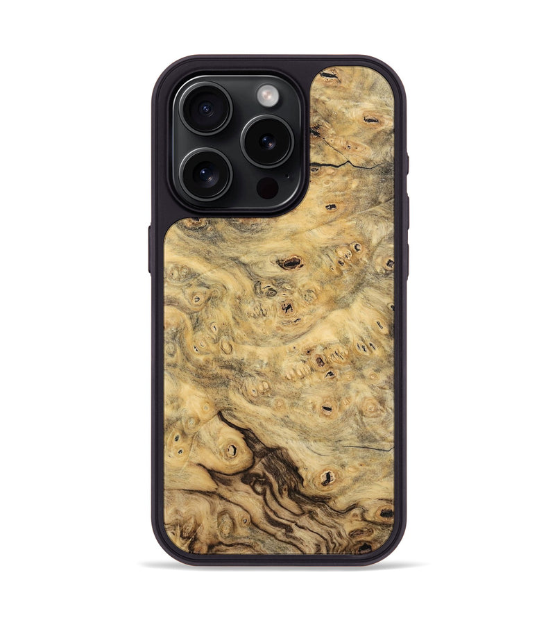 iPhone 15 Pro Wood Phone Case - Samara (Wood Burl, 737836)