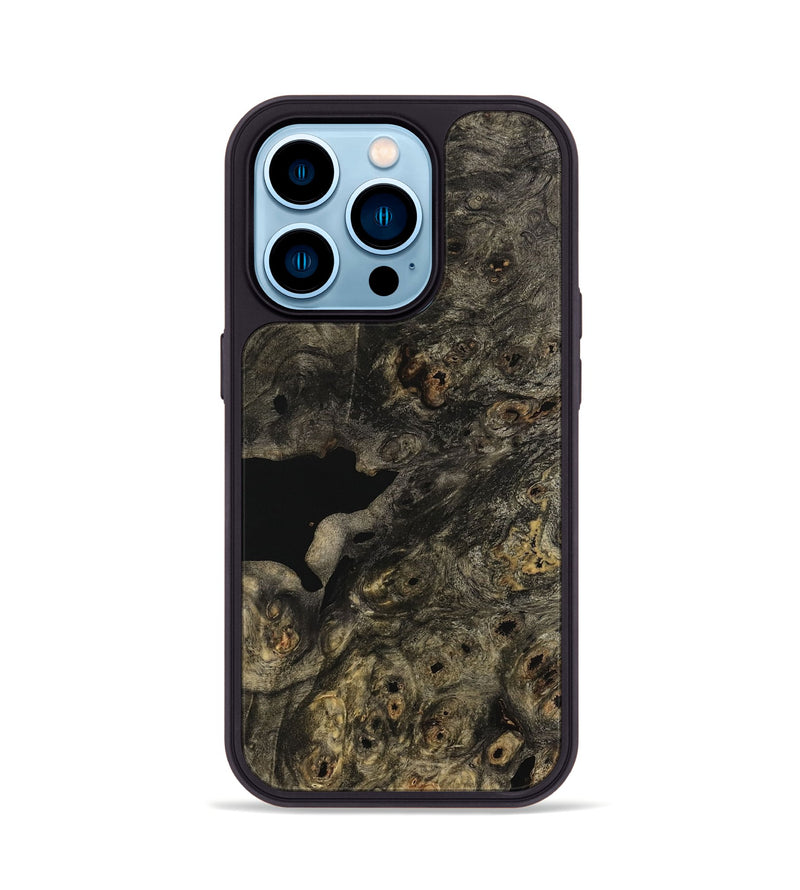 iPhone 14 Pro Wood Phone Case - Khalil (Wood Burl, 737837)
