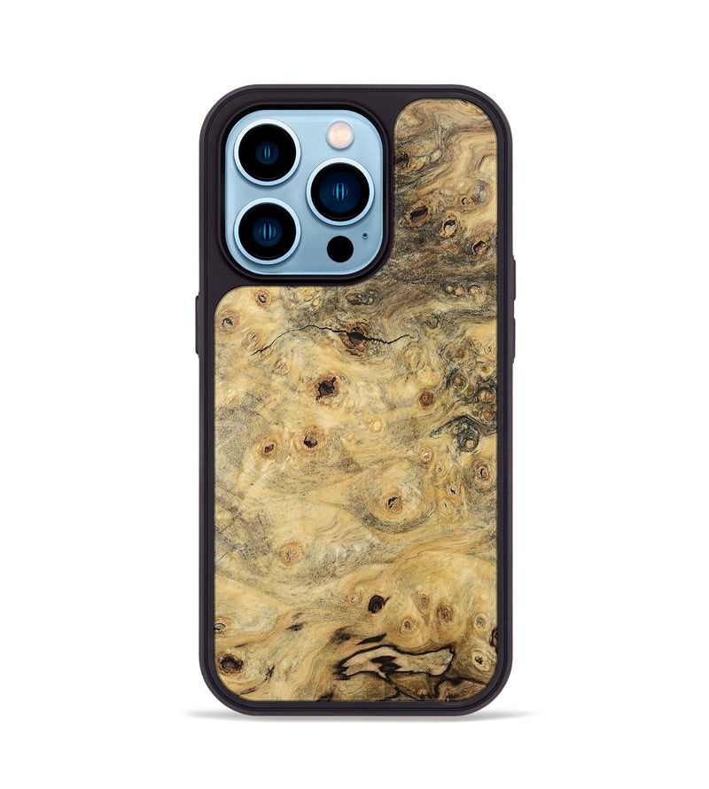 iPhone 14 Pro Wood Phone Case - Declan (Wood Burl, 737847)