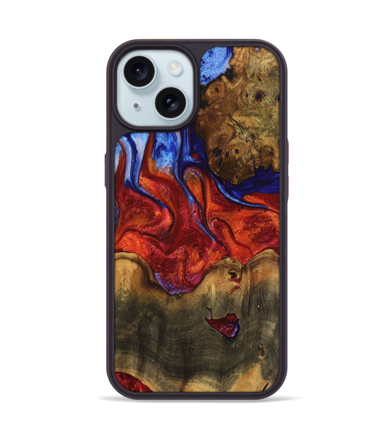 iPhone 15 Wood Phone Case - Wilton (Fire & Ice, 737859)