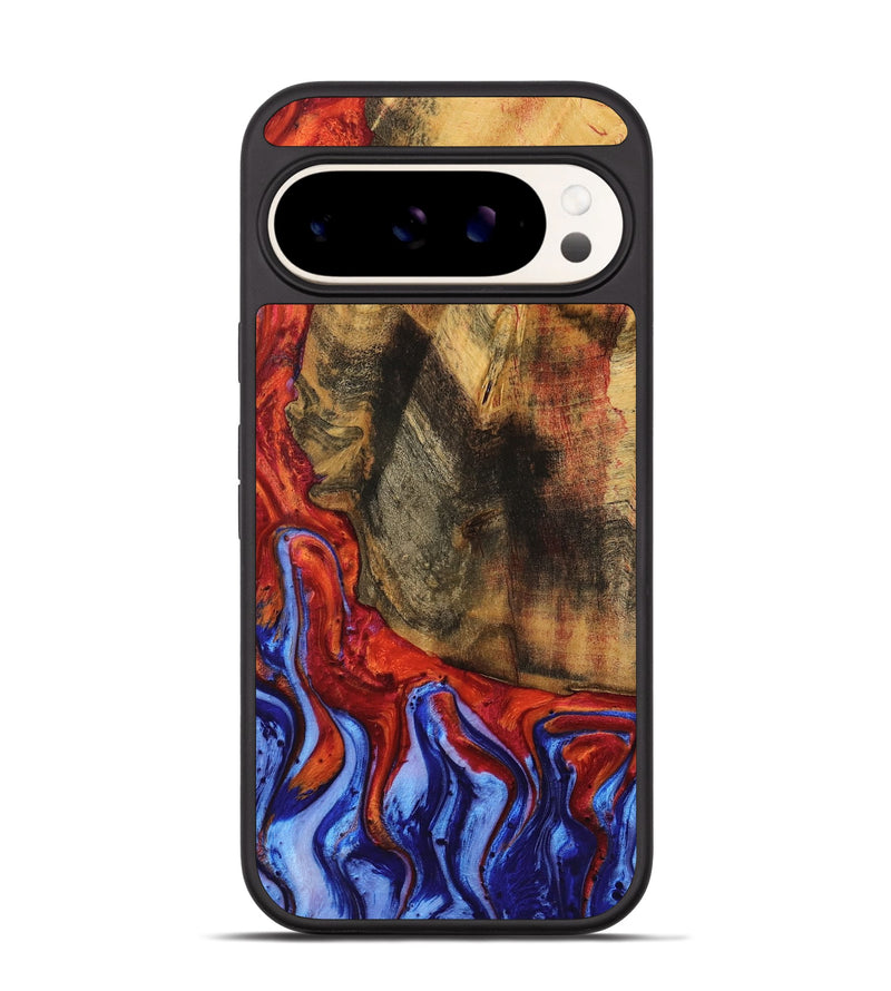 Pixel 9 Pro Wood Phone Case - Letisha (Fire & Ice, 737868)