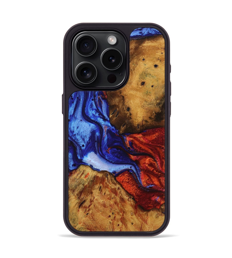 iPhone 15 Pro Wood Phone Case - Zalee (Fire & Ice, 737872)
