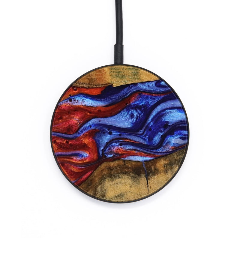 Circle Wood Wireless Charger - Josiah (Fire & Ice, 737900)