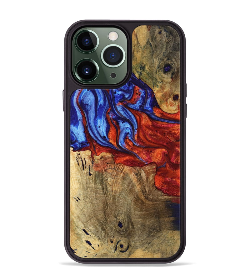 iPhone 13 Pro Max Wood Phone Case - Debbi (Fire & Ice, 737906)