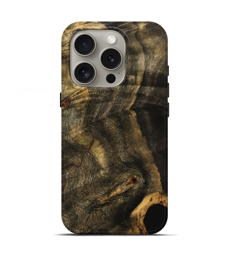 iPhone 16 Pro Wood Live Edge Phone Case - Ninno (Wood Burl, 738042)