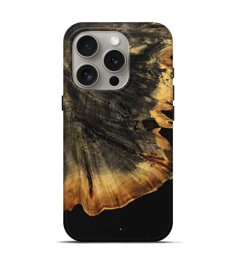 iPhone 16 Pro Wood Live Edge Phone Case - Roya (Wood Burl, 738059)