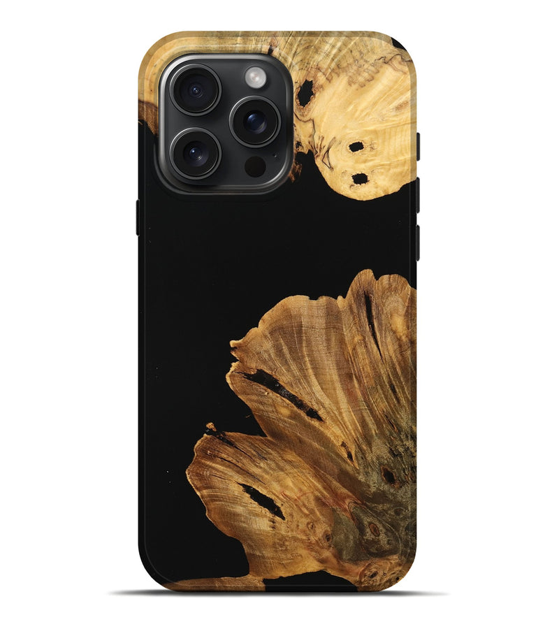 iPhone 16 Pro Max Wood Live Edge Phone Case - Hing (Wood Burl, 738068)