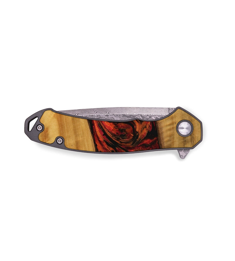 EDC Wood Pocket Knife - Gisella (Red, 738165)