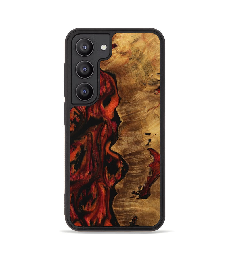 Galaxy S23 Wood Phone Case - Giselle (Red, 738187)