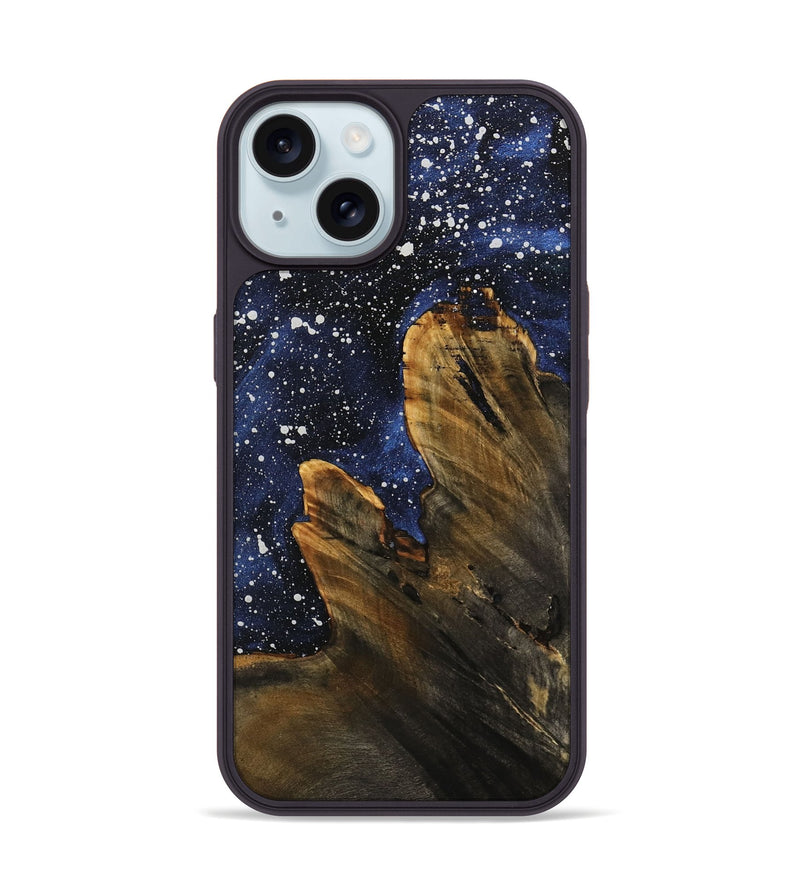 iPhone 15 Wood Phone Case - Wenxi (Cosmos, 738258)