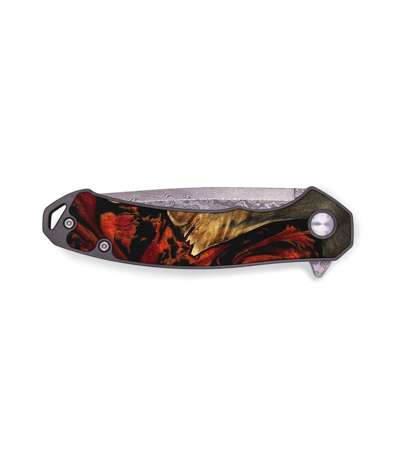 EDC Wood Pocket Knife - Estel (Red, 738359)