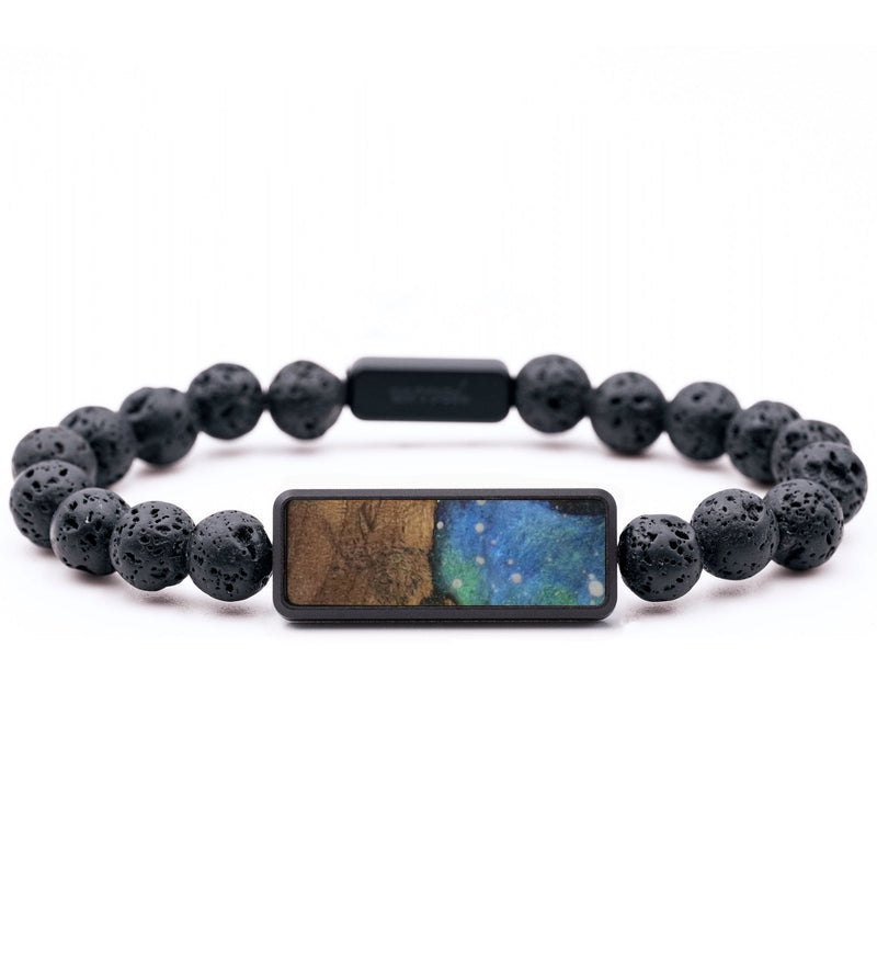 Lava Bead Wood Bracelet - Suzanne (Cosmos, 738515)