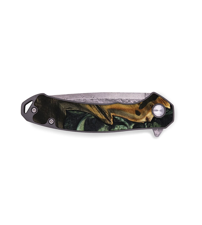 EDC Wood Pocket Knife - Idalia (Green, 738564)