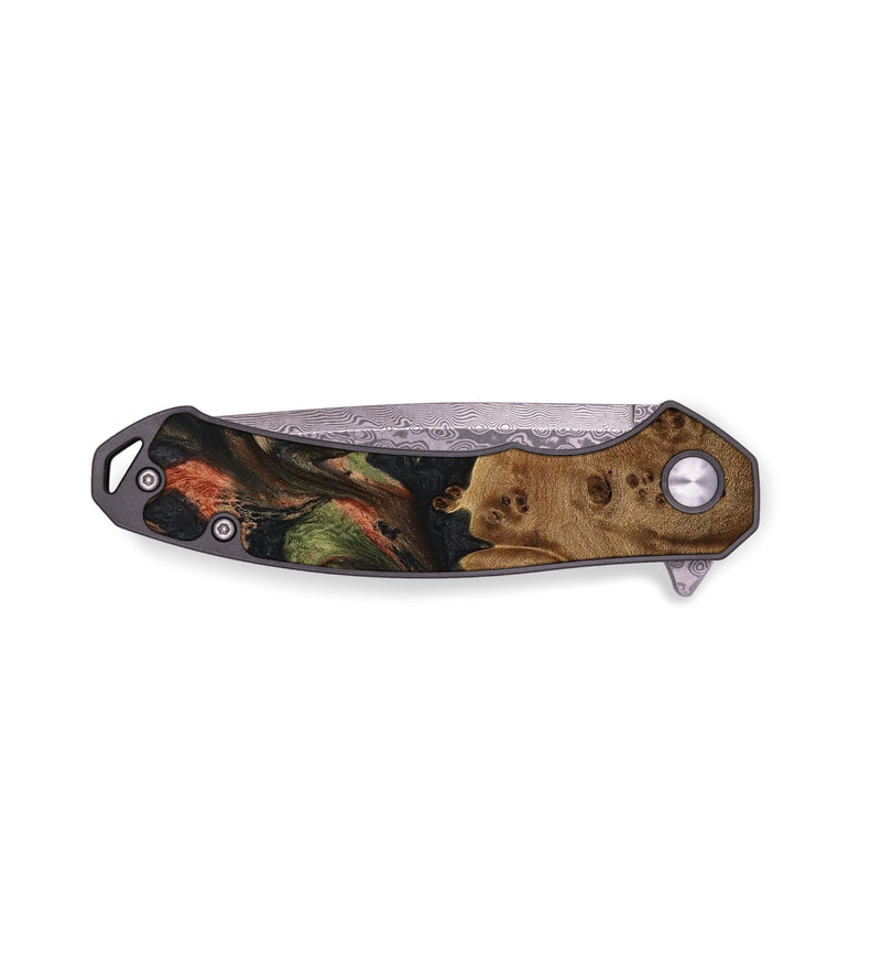 EDC Wood Pocket Knife - Orville (Green, 738711)