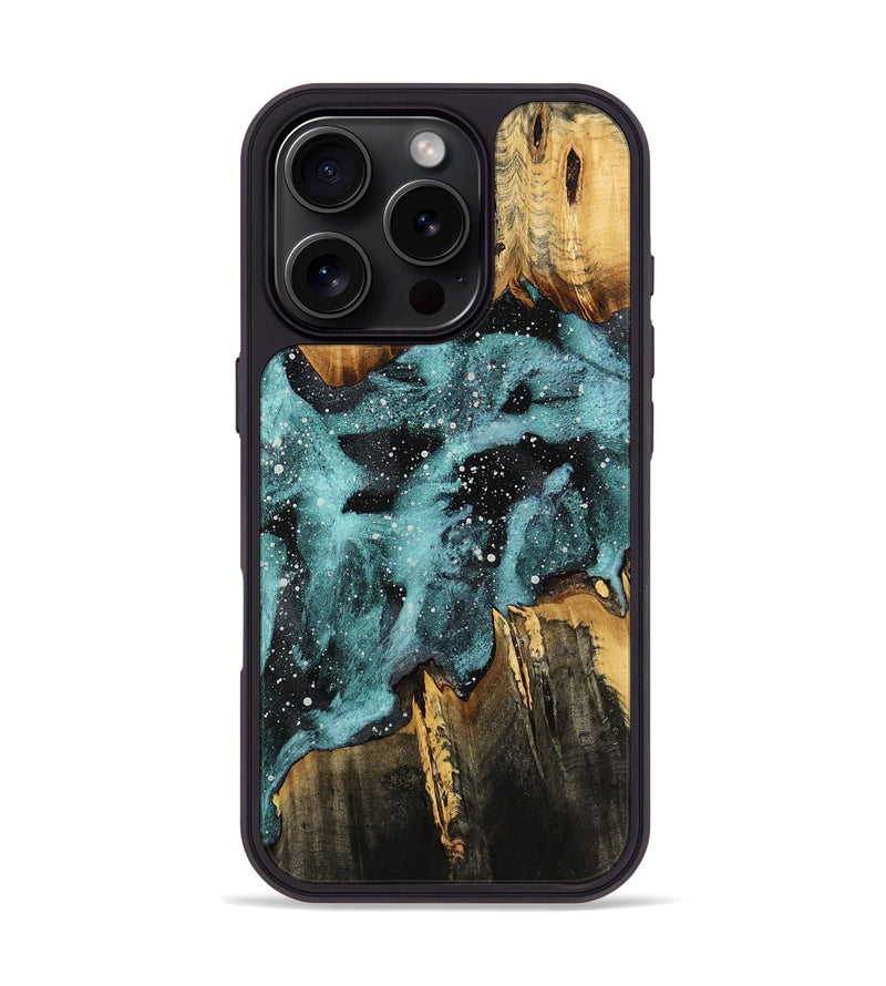 iPhone 16 Pro Wood Phone Case - Codey (Cosmos, 738723)