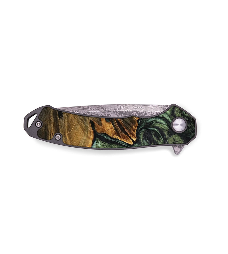 EDC Wood Pocket Knife - Noreen (Green, 738742)
