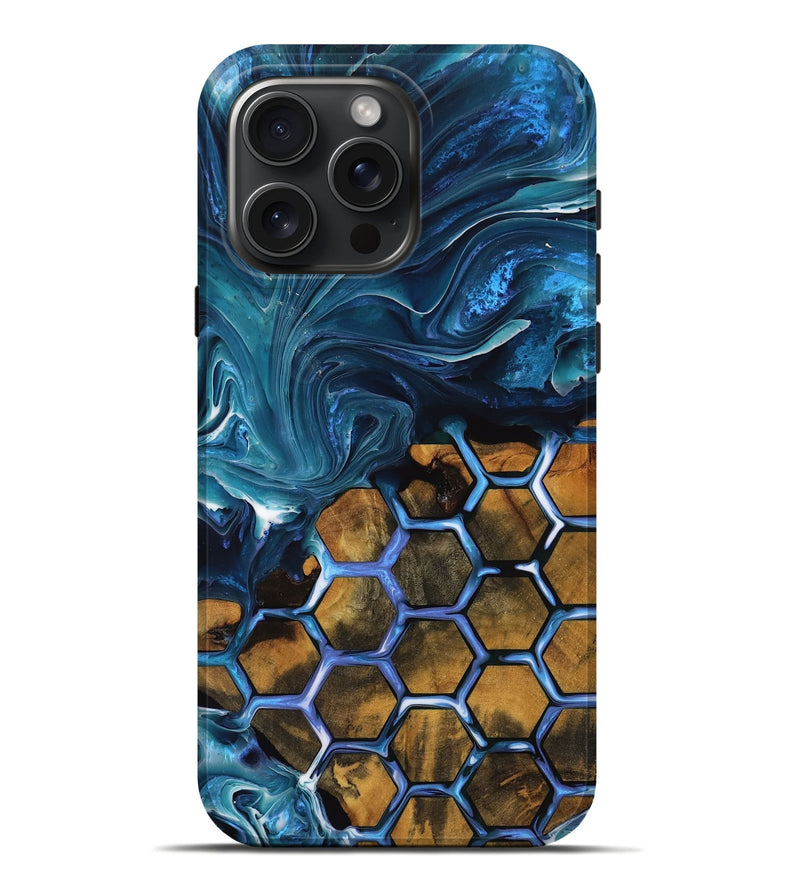iPhone 16 Pro Max Wood Live Edge Phone Case - Derl (Pattern, 738758)