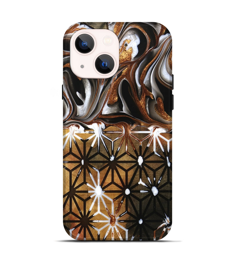 iPhone 14 Wood Live Edge Phone Case - Renard (Pattern, 738814)