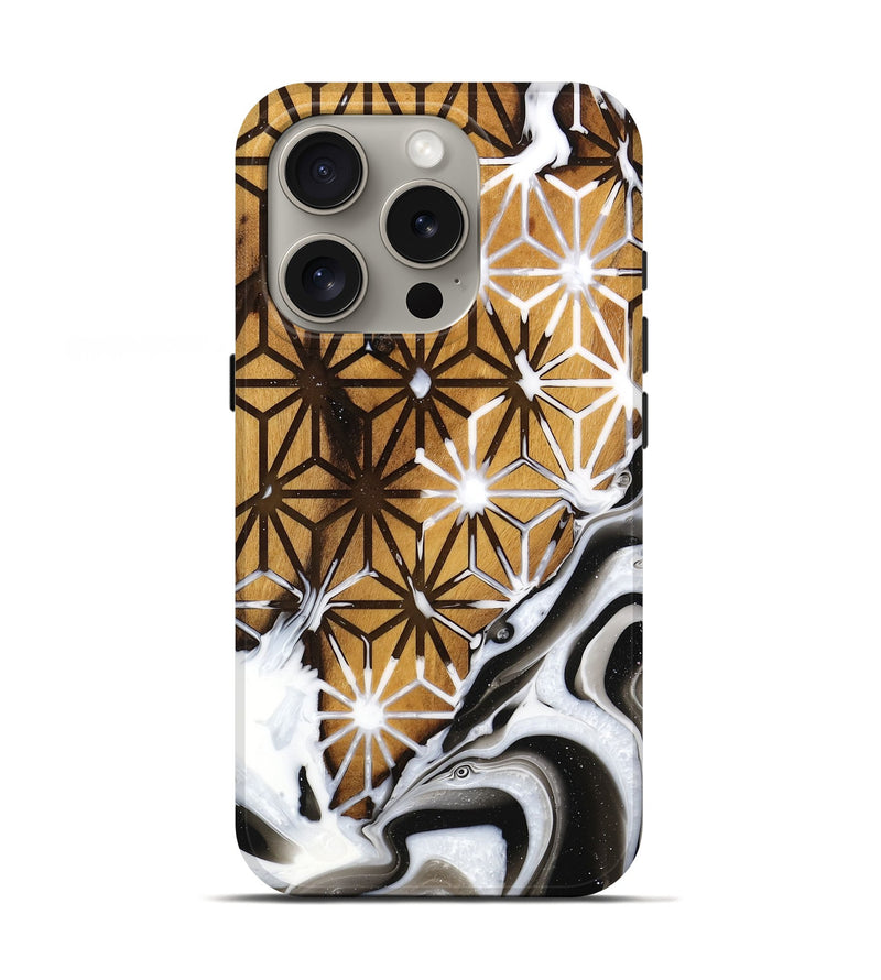 iPhone 16 Pro Wood Live Edge Phone Case - Jurgen (Pattern, 738826)