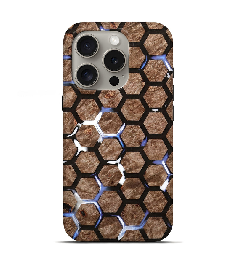 iPhone 16 Pro Wood Live Edge Phone Case - Larkin (Pattern, 738829)