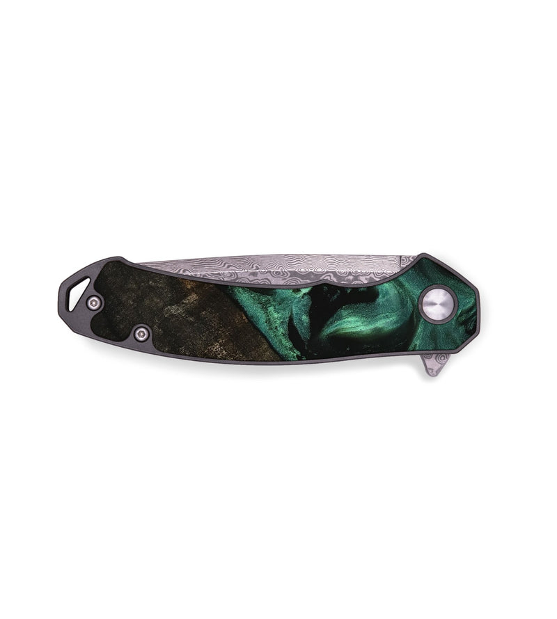 EDC Wood Pocket Knife - Adline (Green, 738845)