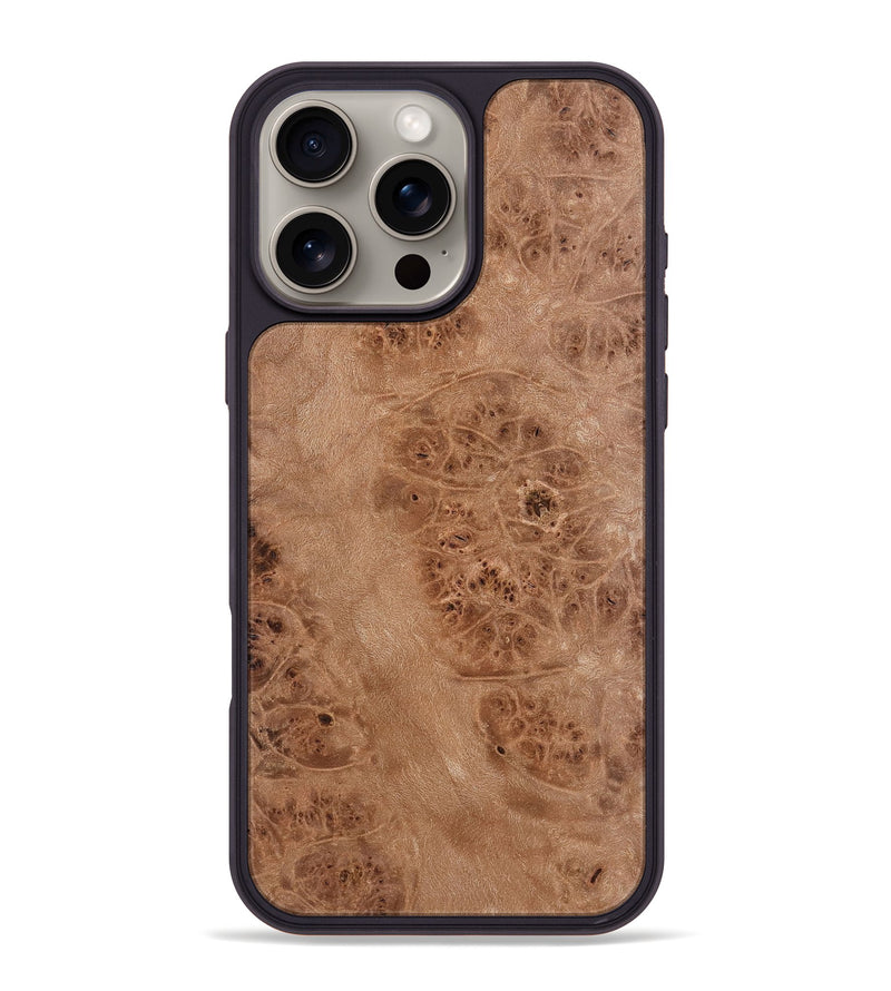 iPhone 16 Pro Max Wood Phone Case - Sinara (Wood Burl, 738873)