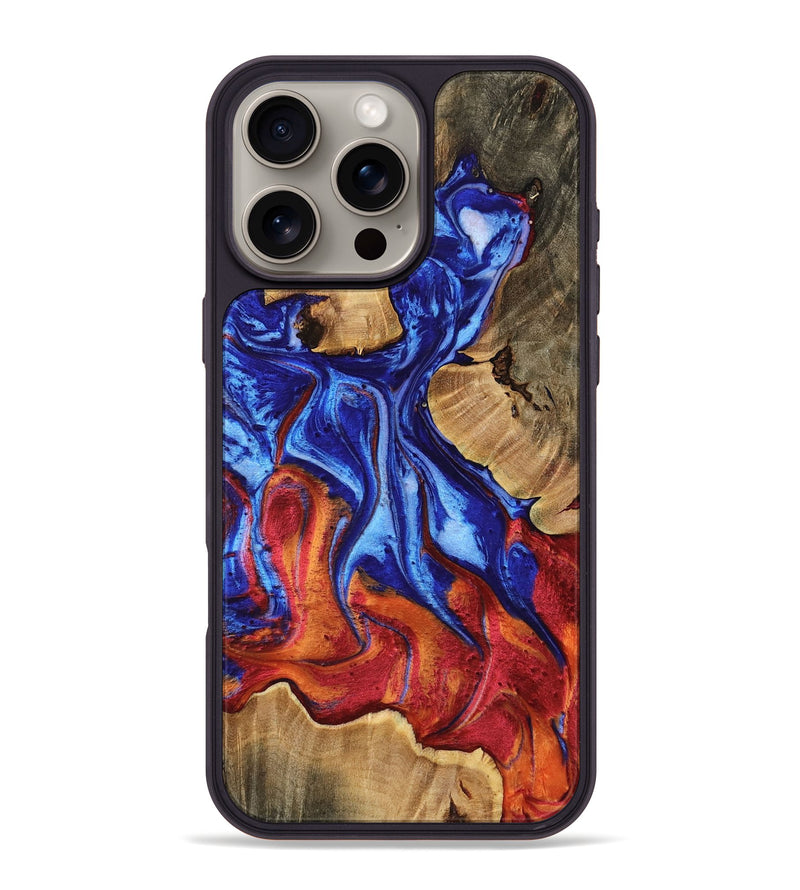 iPhone 16 Pro Max Wood Phone Case - Wright (Fire & Ice, 738893)