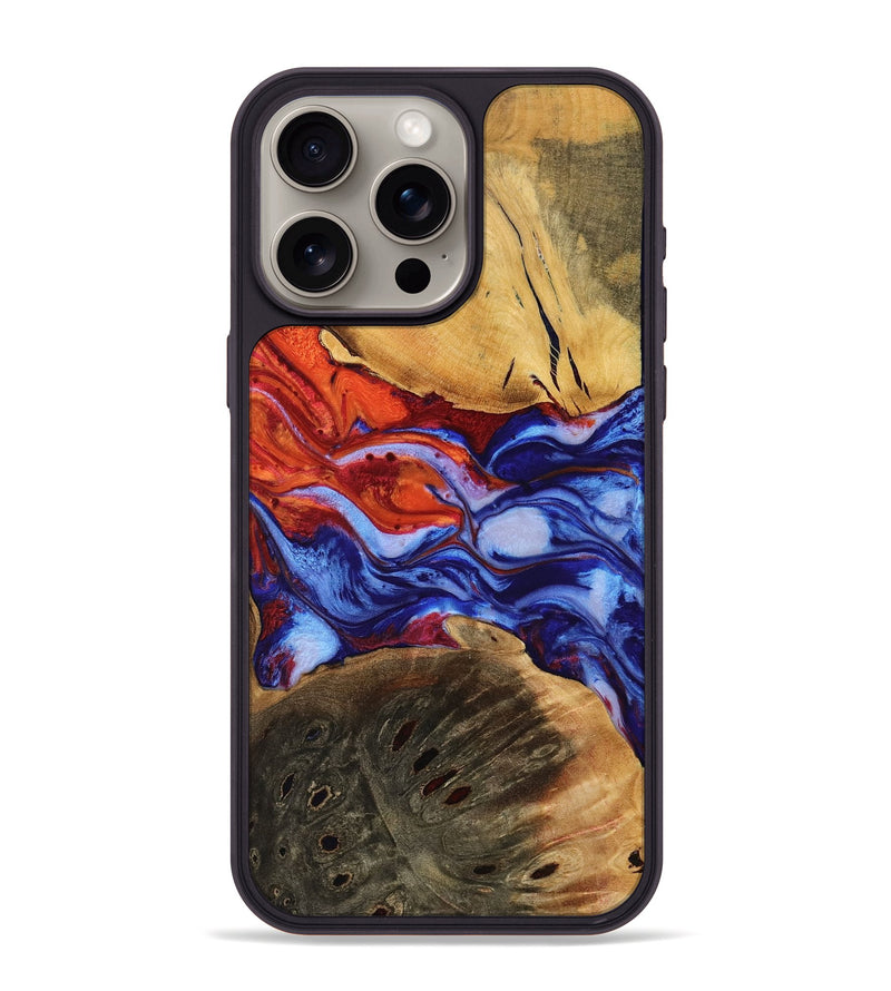 iPhone 15 Pro Max Wood Phone Case - Mell (Fire & Ice, 738895)