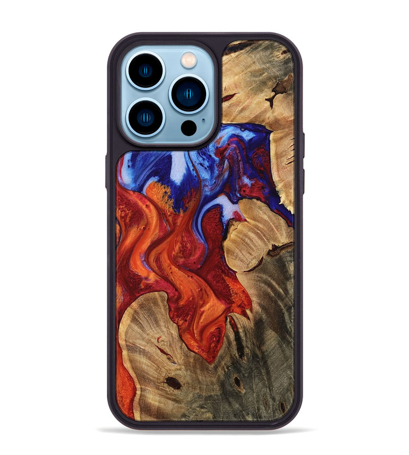 iPhone 14 Pro Max Wood Phone Case - Ovid (Fire & Ice, 738897)