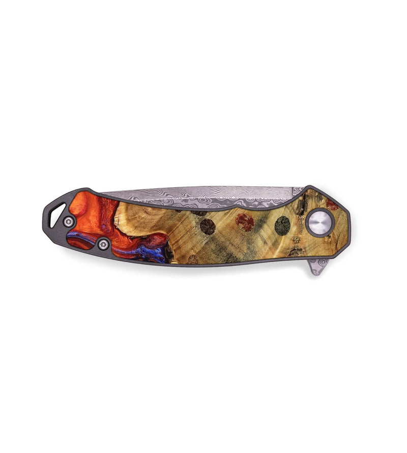 EDC Wood Pocket Knife - Raeann (Fire & Ice, 738912)