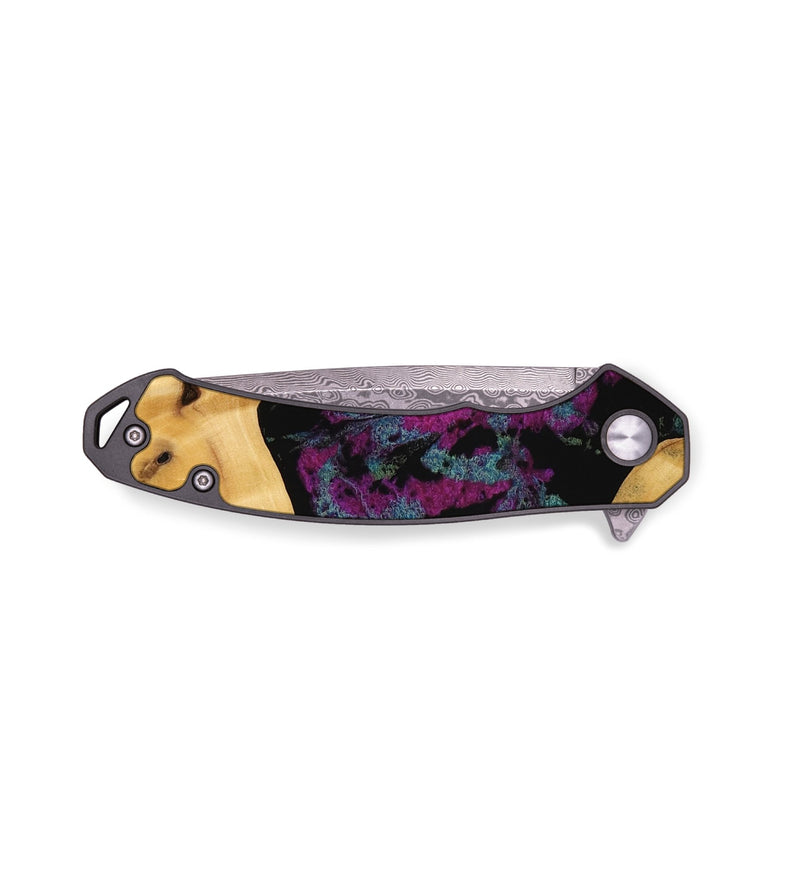 EDC Wood Pocket Knife - Zulema (Purple, 738935)
