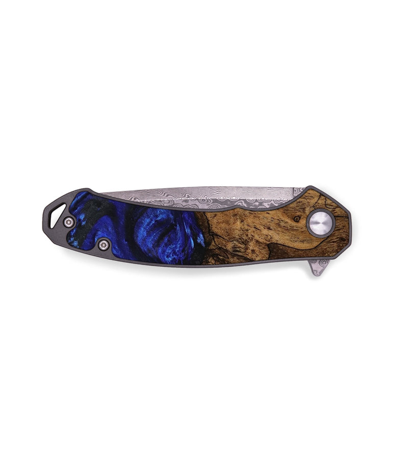 EDC Wood Pocket Knife - Chok (Blue, 738940)