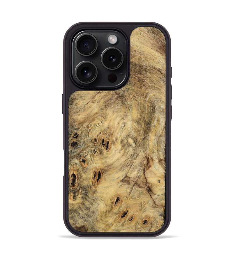 iPhone 16 Pro Wood Phone Case - Lemuel (Wood Burl, 738990)