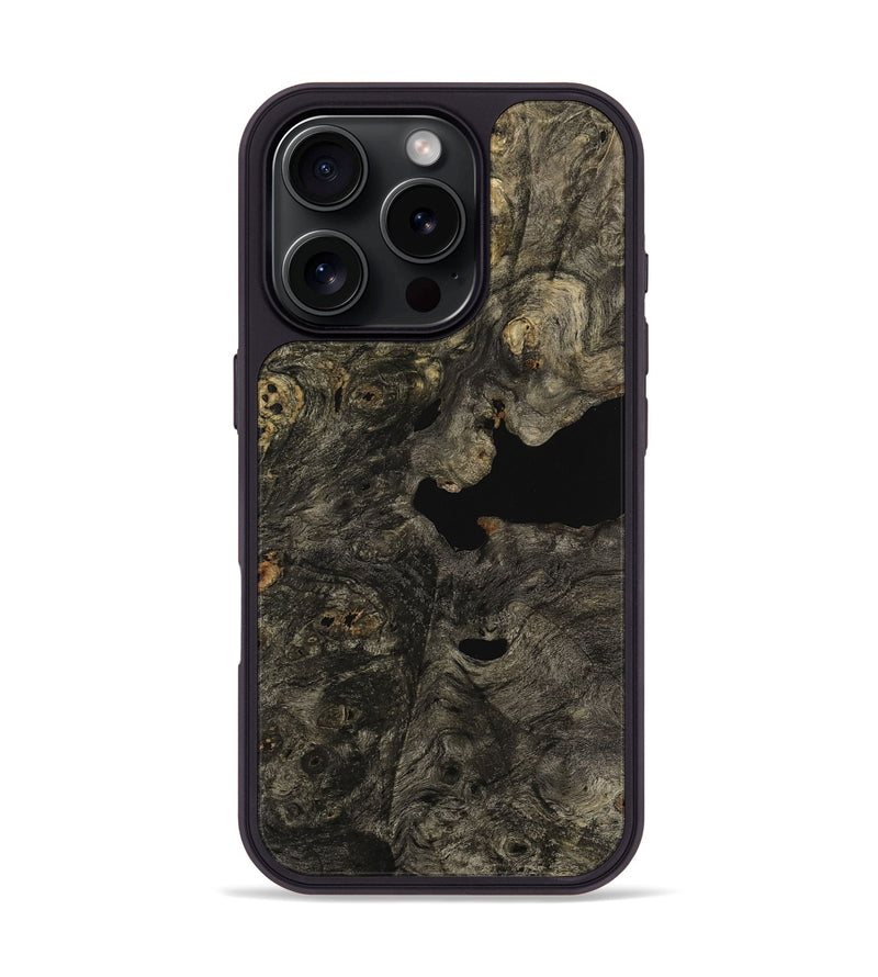 iPhone 16 Pro Wood Phone Case - Monnie (Wood Burl, 739030)