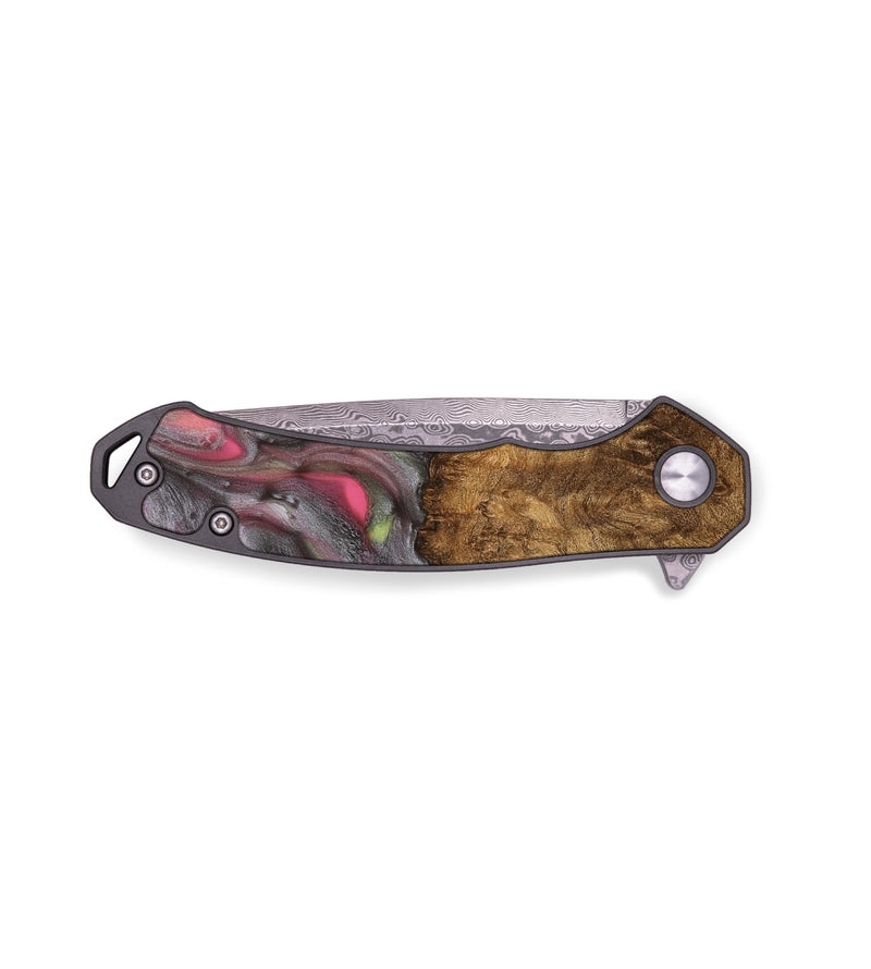 EDC Wood Pocket Knife - Laurent (Red, 739037)