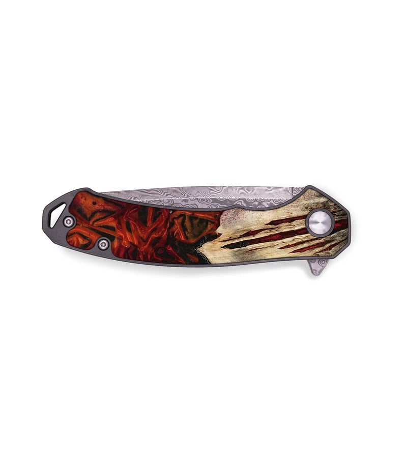 EDC Wood Pocket Knife - Anhtuan (Red, 739042)