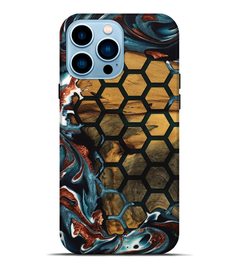 iPhone 14 Pro Max Wood Live Edge Phone Case - Maxie (Pattern, 739087)
