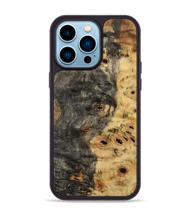 iPhone 14 Pro Max Wood Phone Case - Aiyana (Wood Burl, 739284)